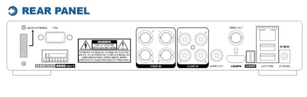 Videoregistratore 4CH H.265 XVR, DGD1005AX - immagine 2