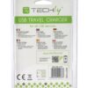 Alimentatore da Rete Italiana 1 porta USB 5V/2.1A Bianco - immagine 3