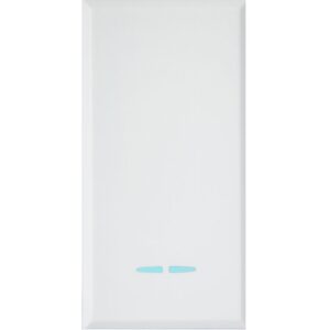 WHITEK S44 Interruttore con Gemma 1P 16AX Illuminabile 1 Modulo Bianco Opaco